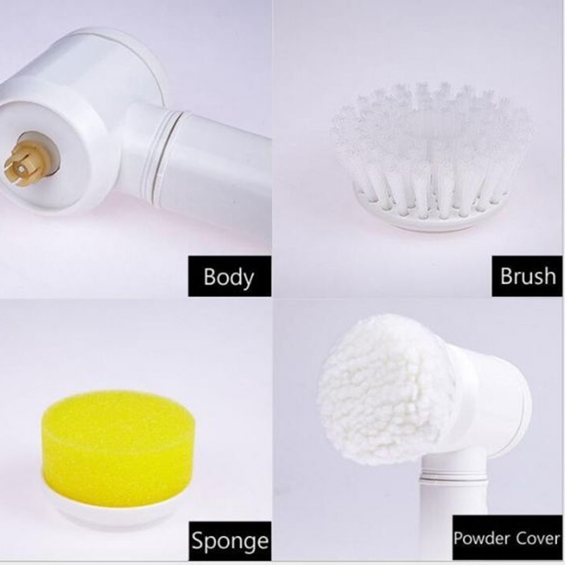 3-in-1 Battery-Powered Household Cleaning Brush